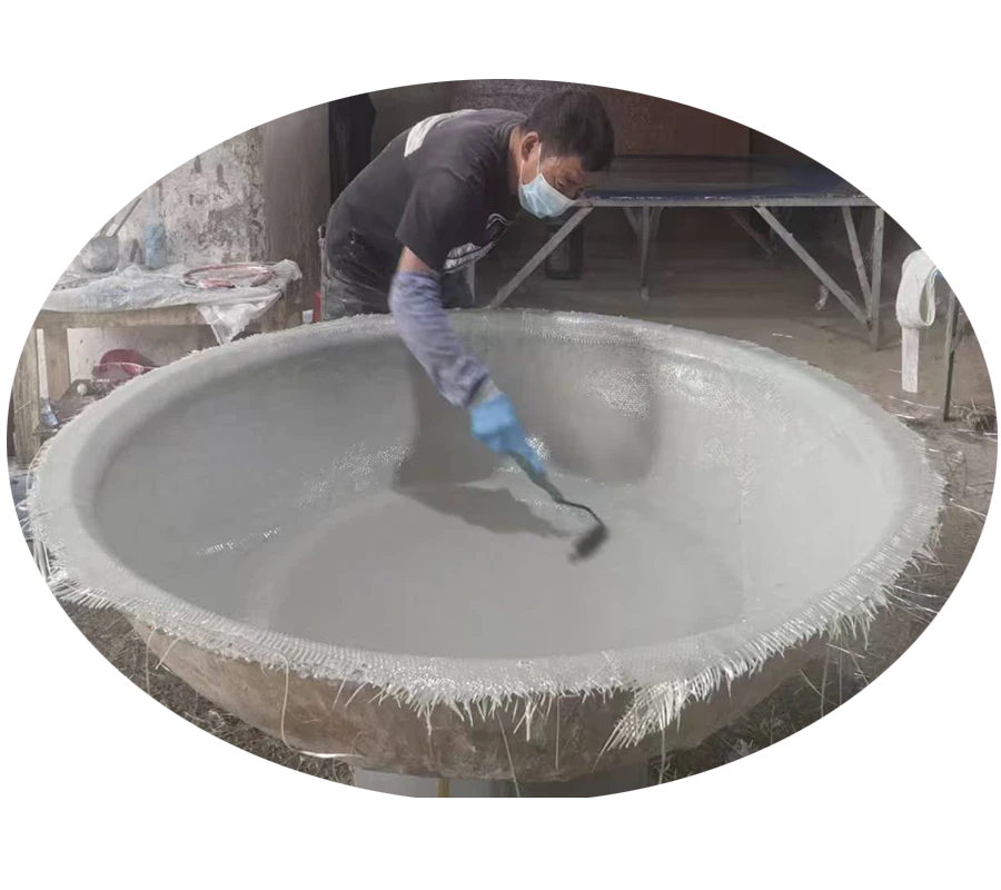 FRP Fan Manufacturing Process - Layer Application